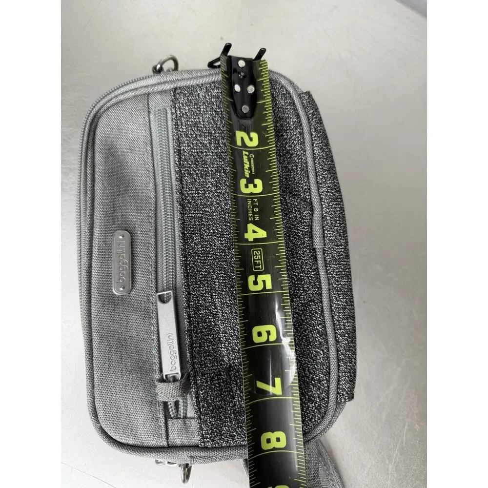 Baggallini Securtex Anti Theft Festival Convertible Crossbody/Waist Bag- Stone